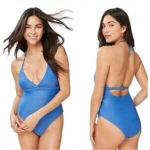 NWT Andie Swim The Lagos One Piece Swimsuit Flat Horizon Blue Size Medium M NEW